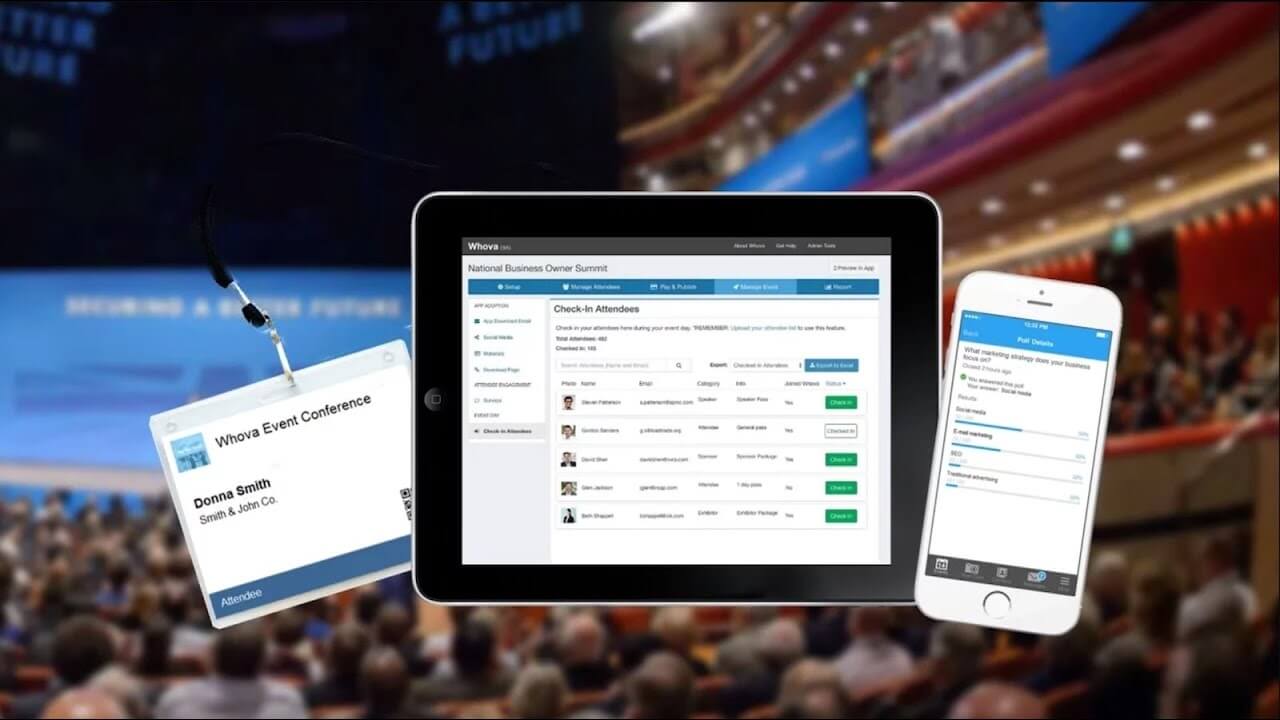 Event Registration Software - Attendee check-in