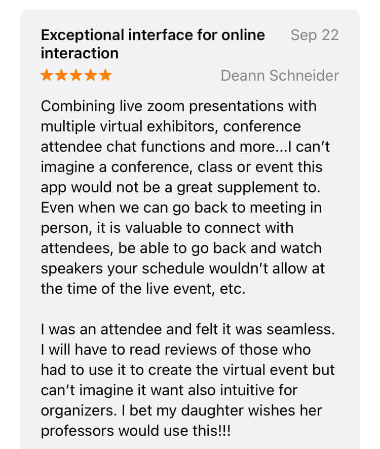 App review about exceptional interface for online interaction