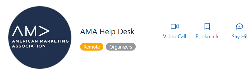 american marketing association helpdesk