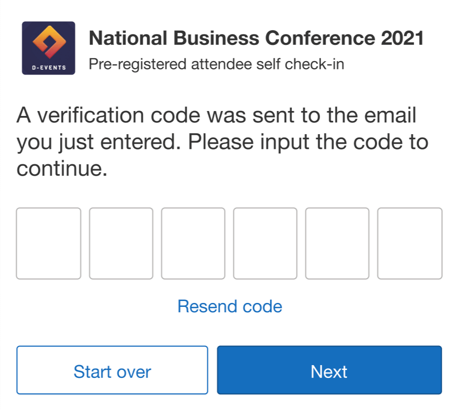 Enable two-factor authentication for extra security during self check-in