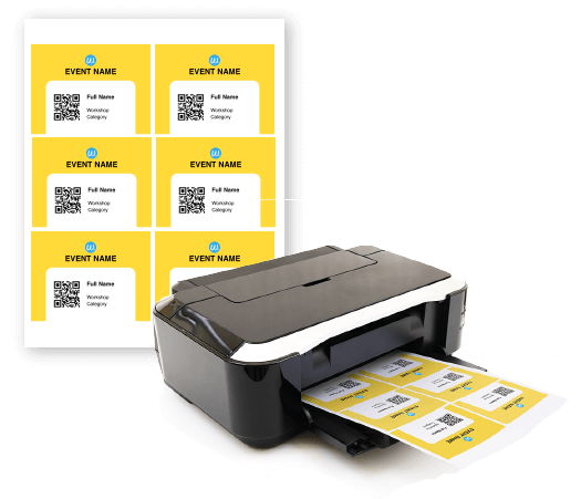 Event Management Software - name badge generation