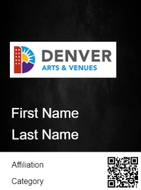 event name badge