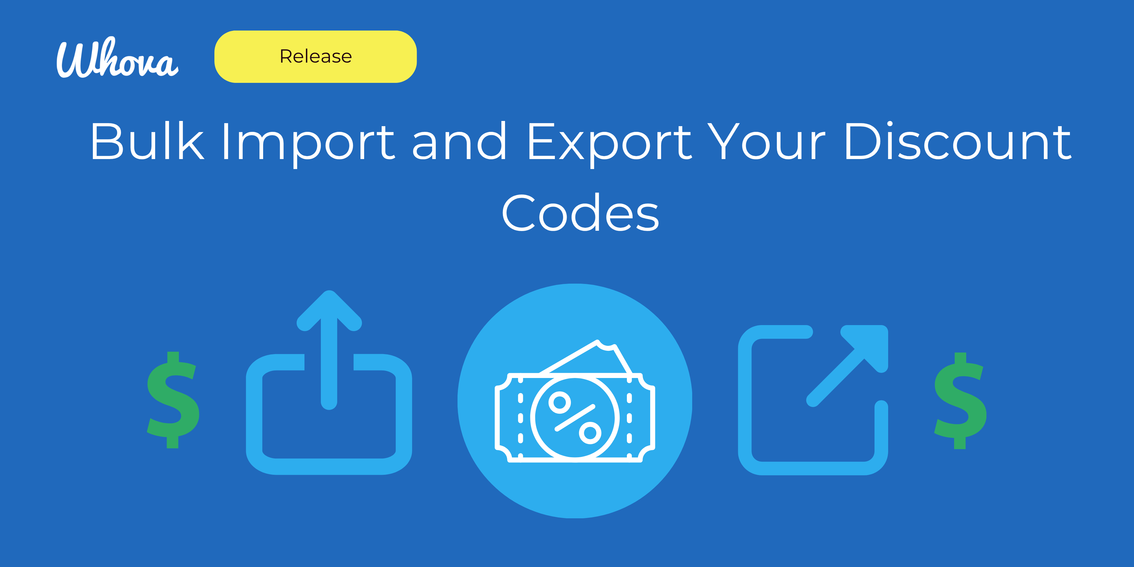 Bulk Import and Export Your Discount Codes