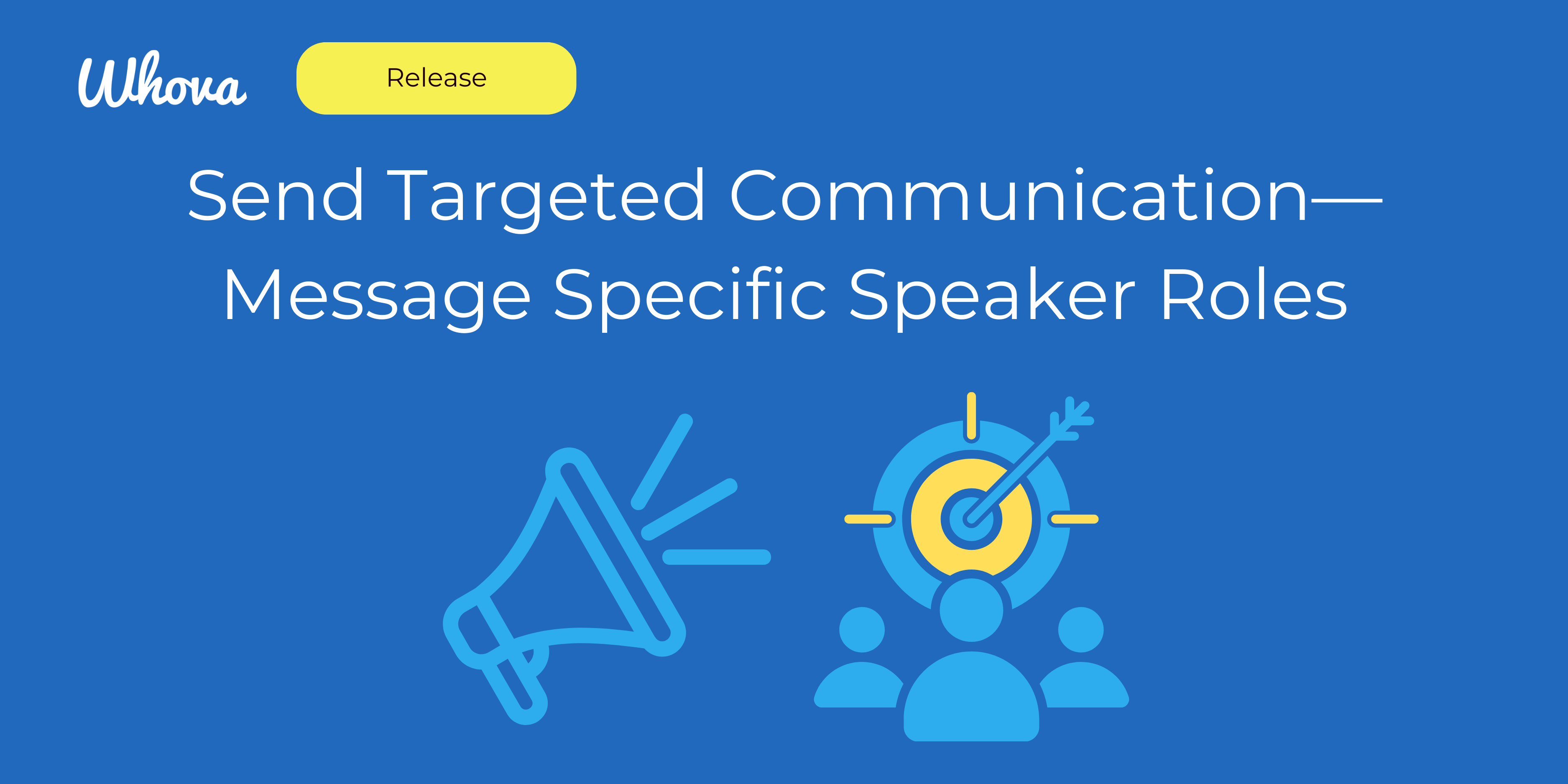 Send Targeted Communication—Message Specific Speaker Roles