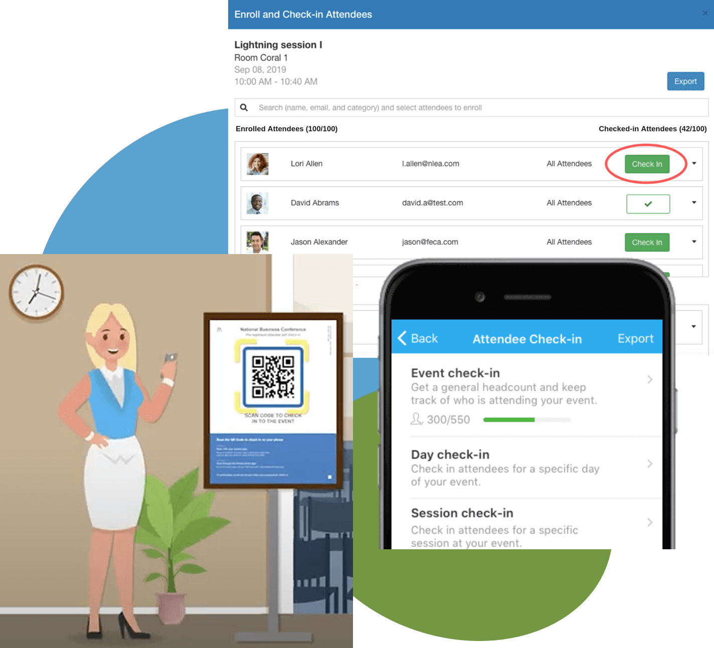 Streamlined check-in flow
