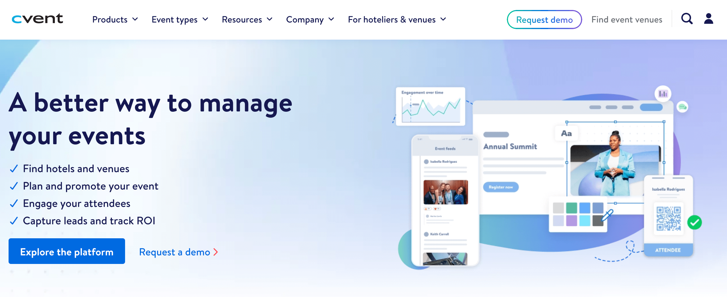 Cvent website
