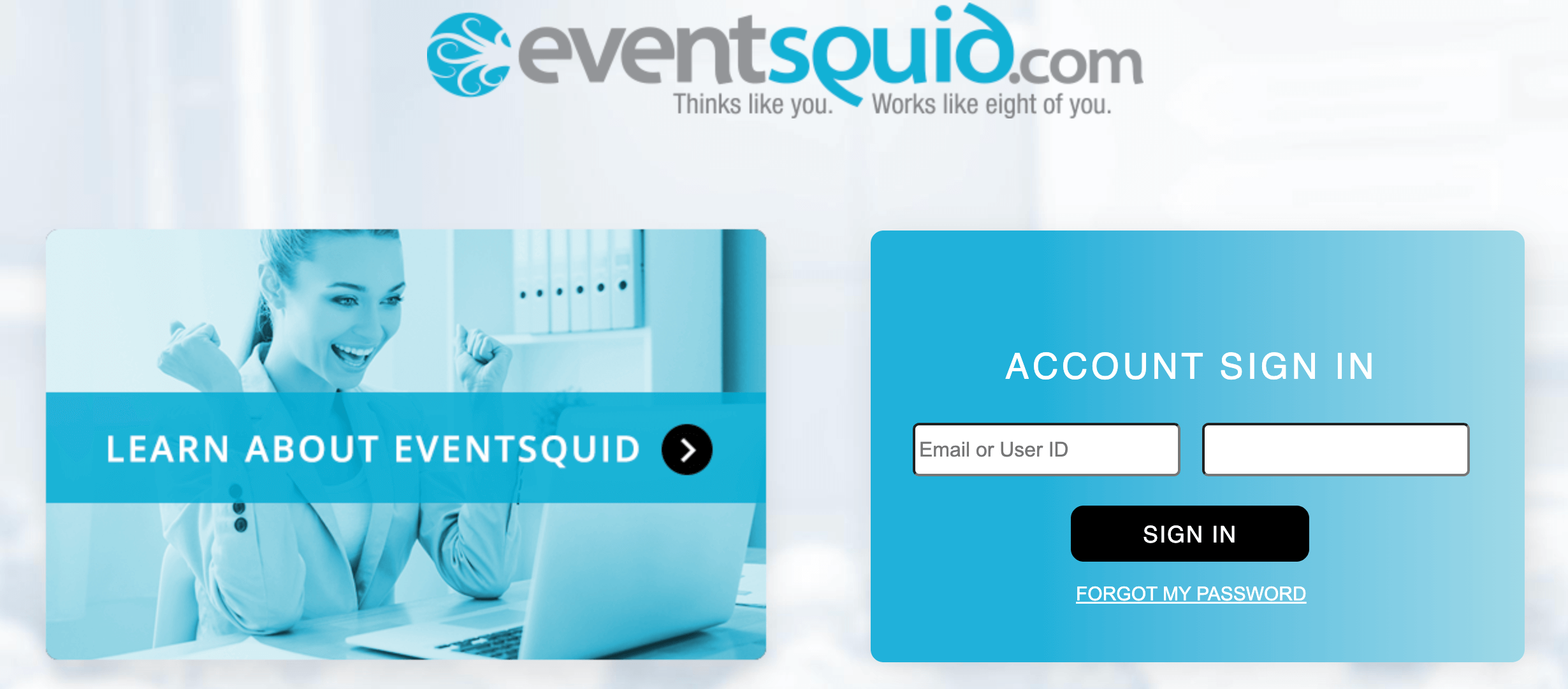 Eventsquid website