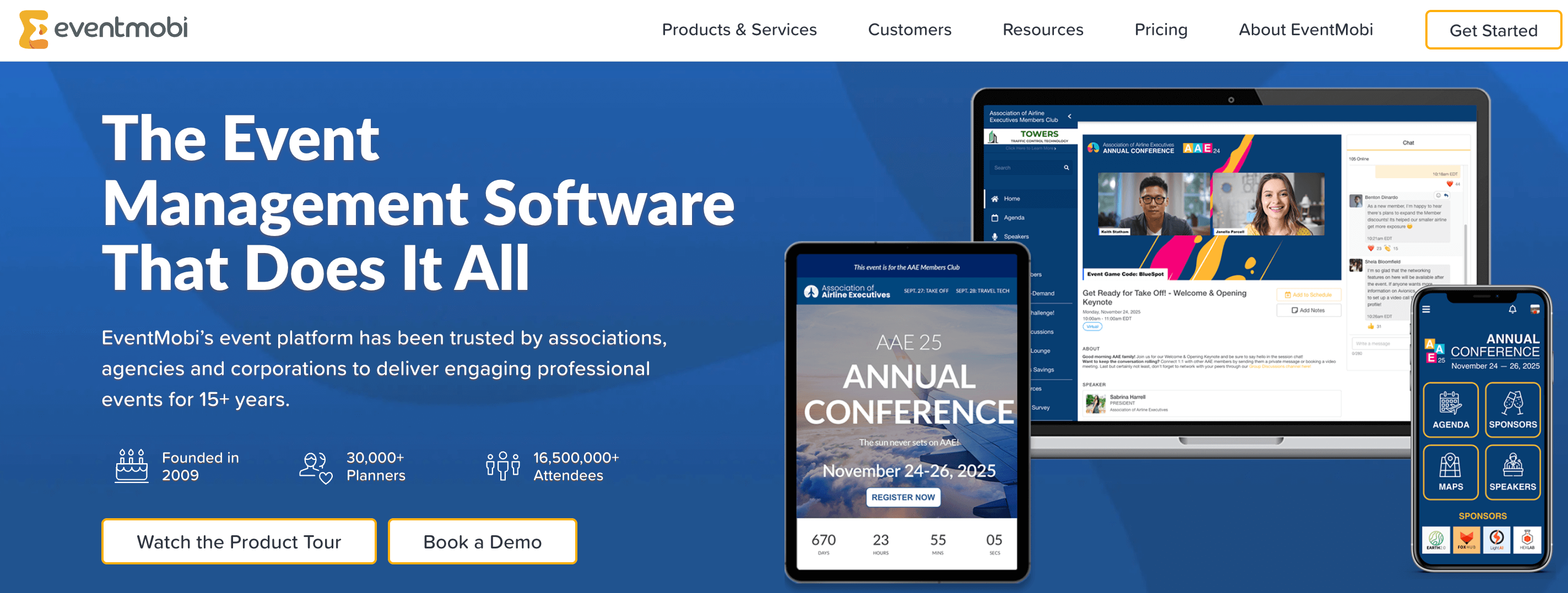 Eventmobi website