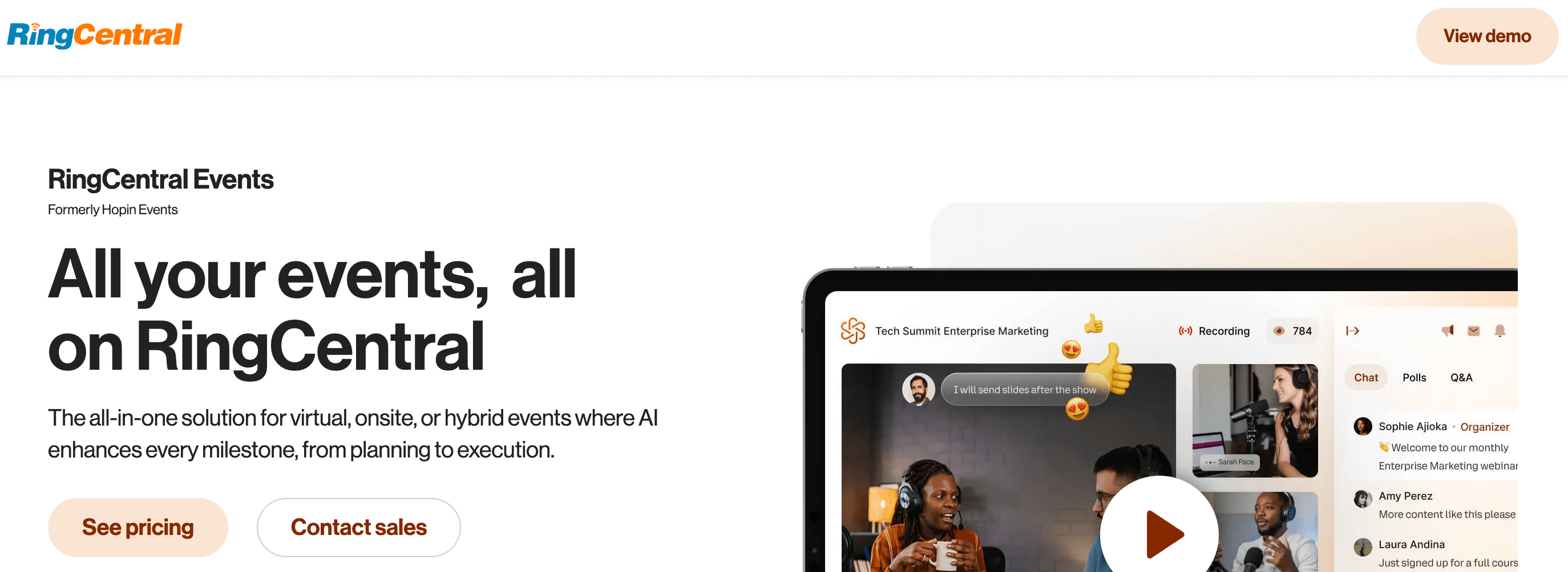 RingCentral website
