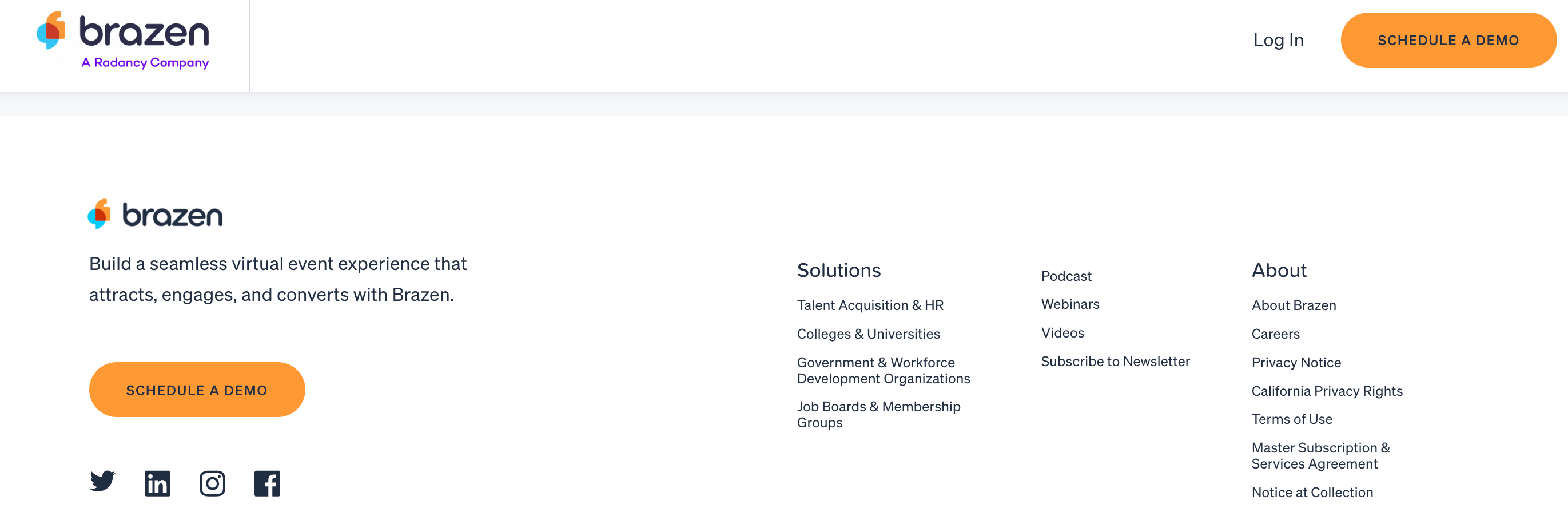 Brazen website