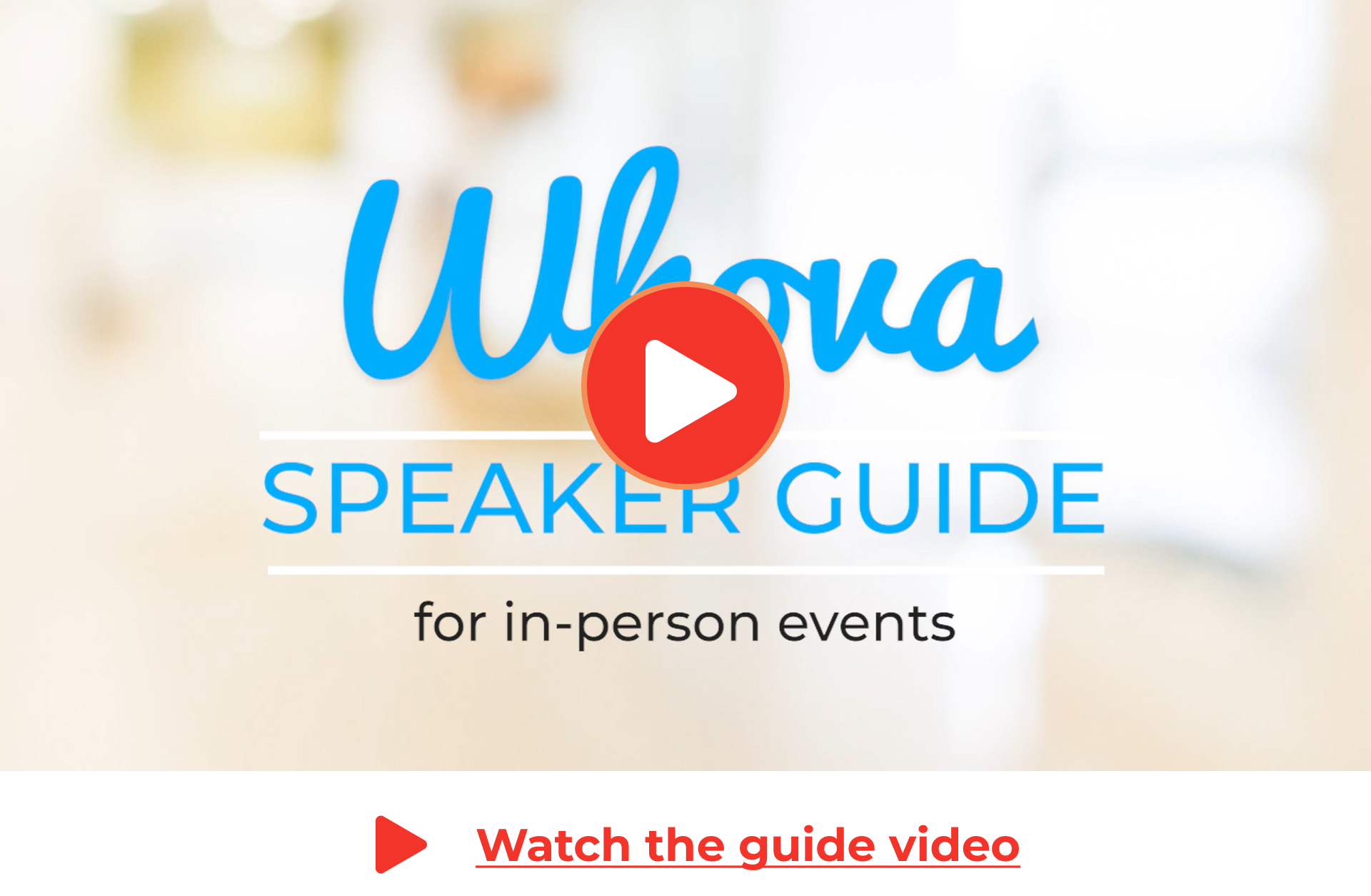 Watch Whova speaker guide video