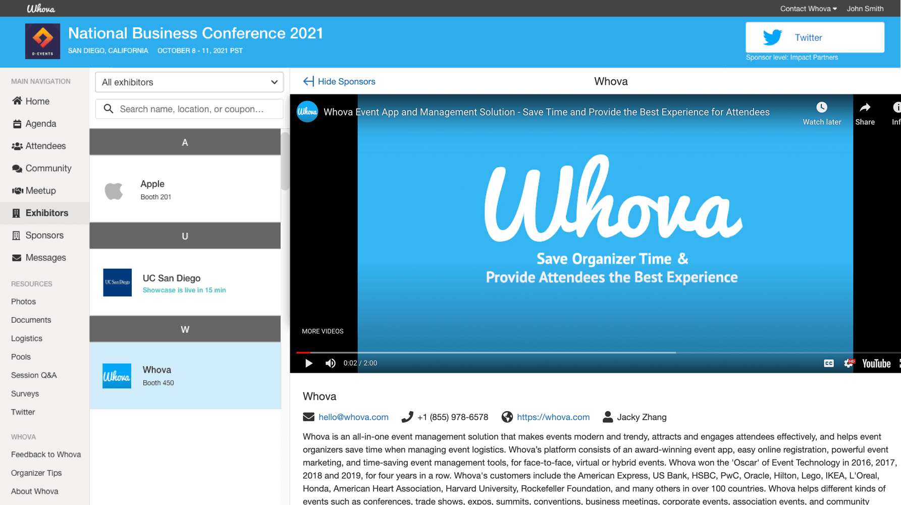 Once signed in as sponsor, click Community tab on left side to see discussion topics